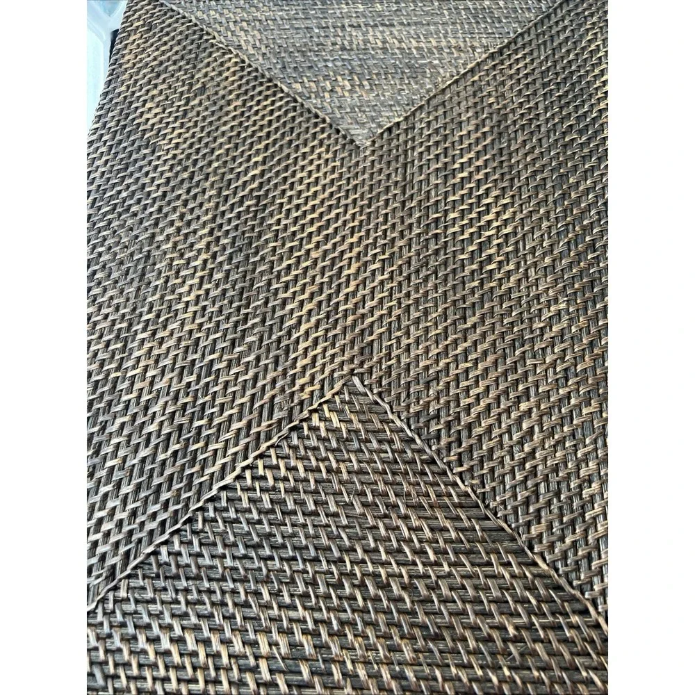 Pier 1 Imports Woven Rattan Placement Set Of 6 Brown  19.5x14